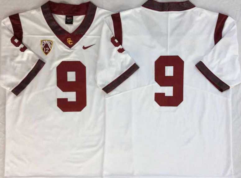 USC Trojans 9 White College Football Jersey,We sell and wholesale USC Trojans 9 White College Football Jersey on line form chian!